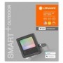 Proiector LED RGB inteligent Ledvance SMART+ WiFi Multicolour, 30W, 220-240V, 2400 lm, lumina calda (3000K), IP65/IK05, dimabil,