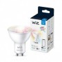 Bec LED RGB inteligent WiZ Connected Colors, Wi-Fi, GU10, 4.9W (50W), 345 lm, lumina alba si color (2200-6500K), compatibil Goog