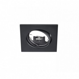 Spot incastrabil Trio Jura 650000132, excl. 1x GU10,  max. 15W, 230V, IP20, montare plafon, pivotant, forma patrata, dimensiuni 