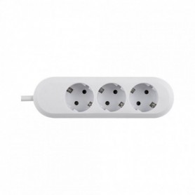 Prelungitor Bachmann SMART 3xCEE7/3, fara intrerupator, lungime cablu 5m, H05VV-F 3G1.5, alb, nedemontabil