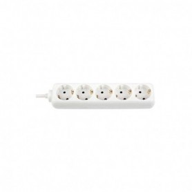 Prelungitor Bachmann SELLY 5xCEE7/3 PC, fara intrerupator, lungime cablu 1.5m, H05VV-F 3G1, alb