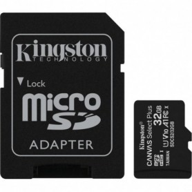 Card de Memorie MicroSDHC Kingston Select Plus, 32GB, Adaptor SD, Class 10
