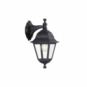 Aplica tip felinar pentru exterior Philips Lima DOWN, 1xE27, max 60W ,IP44, 205x150x355mm, Negru