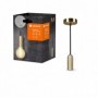 Pendul Ledvance Vintage 1906 Round Auriu, E27, max. 15W LED, Metal, IP20, Ø100mm, cablu 1.5m, bec neinclus