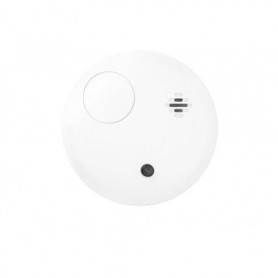 Detector de fum wireless Hikvision DS-PDSMK-E-WE, frecventa operare: 868MHz, criptare: AES-128 Encryption, transmisie in camp de
