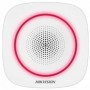 Sirena interior wireless AX PRO Hikvision DS-PS1-I-WE( Red indicator ) supporting 868MHz two-way communication via Cam-X protoco