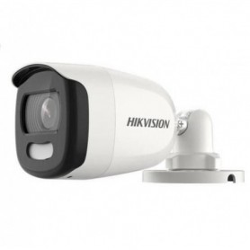 Camera supraveghere Hikvision bullet DS-2CE10HFT-E(3.6mm), 5MP, PoC, ColorVu -  imagini color 24/7 (color si pe timp de noapte),