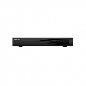 NVR Hikvision 4 canale POE DS-7604NI-K1/4P(C), 4K ultra HD, Incoming/Outgoing  bandwidth 40/80 Mbps, rezolutie inregistrare: 8 M