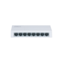 Switch Dahua 8 porturi Unmanaged, PFS3008-8ET-L, Interfata: 8 x 10/100 Mbps, Capacitate: 1.6 Gbit, Packet Forwarding Rate: 1.190