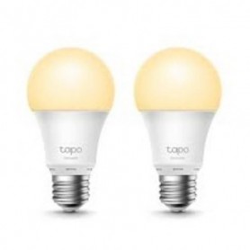 TP-Link Tapo L510E Smart bulb White 2 PACK, Yellow Wi-Fi, Dimmable, E27, Wi-Fi Protocol IEEE 802.11b/g/n, Wi-Fi Frequency 2.4 GH