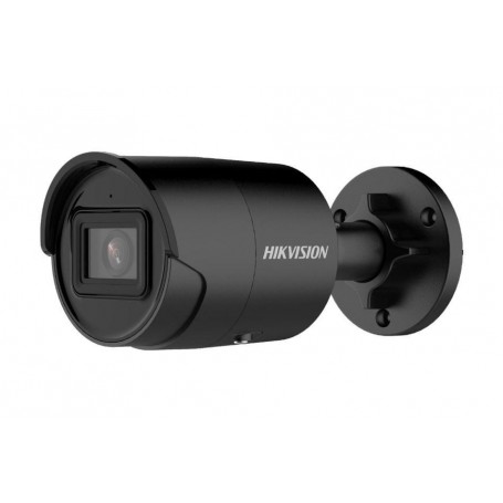 Camera supraveghere Hikvision IP bullet DS-2CD2043G2-IU(2.8mm)black, 4MP, culoare neagra, Acusens - filtrarea alarmelor false du