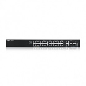 XGS2220-30, L3 Access Switch, 24x1G RJ45 2x10mG RJ45, 4x10G SFP+ Uplink, incl. 1 yr NebulaFlex Pro