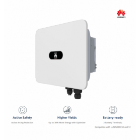 Invertor solar hibrid trifazat HUAWEI SUN2000-17K-MB0, max. 18,7kW, 2xMPPT, IP66, compatibil cu stocare LUNA2000