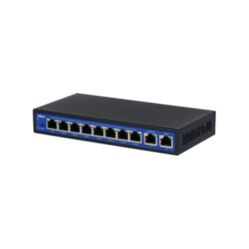 DAHUA WIRELESS ACCESS CONTROLLER DH-EAC10-P, Sursa POE 64W, Interfata: 10 x 10/100/1000 Mbps, WAN 1 × 1000 Mbps, IP20, Standarde