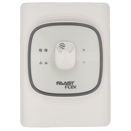 DETECTOR DE FUM CU ASPIRATIE FLX-010 CONFIGURATIE EXTENSIBILA MODULAR PANA LA 10 BUCLE PRIN RELICENTIERE UNITATII CENTRALE.