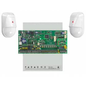 Centrala Paradox SP 4000 intrari de zona sau 8 cu ATZ, extensibila la 32 zone suporta 32 zone radio in conjunctie cu RX1 2 parti