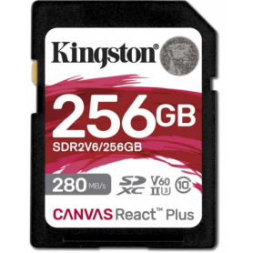 Card de Memorie SDXC Kingston Canvas React Plus Class 10 UHS-II 256GB
