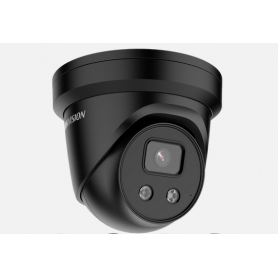 Camera supraveghere Hikvision IP turret DS-2CD2383G2-IU(2.8mm)BLACK, 8MP, culoare neagra, Acusens - filtrarea alarmelor false du