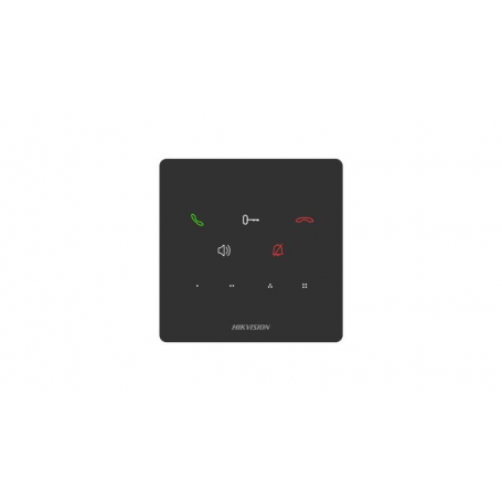 Post interior interfon audio Hikvision DS-KH6000-E1, 9 butoane, microfon inclus, difuzor inclus, interfata: 1 RJ-45 100 Mbps, al