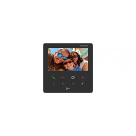 Post interior videointerfon color Hikvision DS-KH6110-WE1, 4.3-inch colorful touch screen, rezolutie: 480 × 272, Colorful TFT, 9