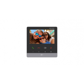 Post interior videointerfon IP Hikvision DS-KH6100-E1, 4.3-inch colorful non-touch screen, rezolutie: 480 × 272, Colorful TFT, 9