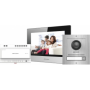 Kit videointercom IP Hikvision DS-KIS702/S, contine: DS-KD8003- IME2/Surface ×1, DS-KH6320-WTE2 ×1, DS-KAD704 ×1, DS-KAW30-2N ×1