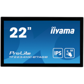 21,5" PCAP Anti-Glare Bezel Free 10P Touch, 1920x1080, IPS panel, VGA, DisplayPort, HDMI, 300cd/m² (with touch), USB Touch Inter
