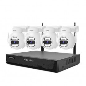 Sistem de supraveghere video 4 camere wireless 5MP SriHome NVS001E-IPC047