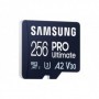 Card de Memorie MicroSDXC Samsung Pro Ultimate, 256GB, MB-MY128SA/WW, Clasa 10, pana la 200MB/S, cu adaptor