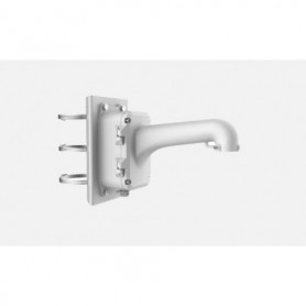 Suport de montaj pe stalp pentru camere PTZ DS-1604ZJ-BOX-POLE, material aliaj de aluminiu si metal, dimensiuni: 456.5 mm × 314 
