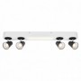 Spot LED cvadruplu ajustabil Ledvance DECOR NEPTUNE, 27W, 2570 lm, lumina calda (3000K), IP20, 708mm, Alb, clasa energetica F