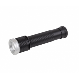 Lanterna LED de mana Ledvance Tactical, 15W, 1400 lm, zoom, 4 moduri de iluminare, 6xAA (neincl.), IP65, Negru