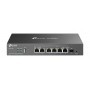 "Omada Multi-Gigabit VPN Router PORT: 1× 2.5G RJ45 WAN Port, 1× 2.5G RJ45 WAN/LAN Port, 1× Gigabit SFP WAN/LAN Port, 4× Gigabit 