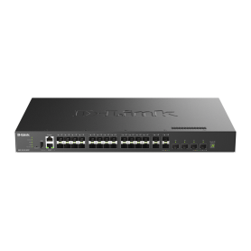 D-Link Switch L3 Managed 32 porturi DXS-3410-32SY, Dimensiuni:441.0 x 250 x 44.0 mm , Capacitate Switch: 760Gbps, 1 x USB 2.0 T,