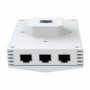 TP-LINK Festa F65 AX3000 WIFI 6 Access Point Montaj perete, Interfata:  Uplink: 1× Gigabit Port (PoE In),  Downlink: 1× Gigabit 