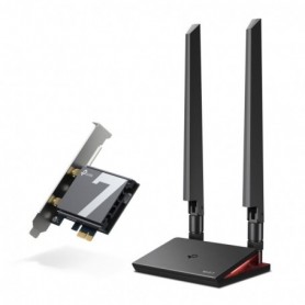 BE9300 Tri-Band Wi-Fi 7 Bluetooth PCI Express Adapter SPEED: 5760 Mbps at 6 GHz + 2880 Mbps at 5 GHz + 688 Mbps at 2.4 GHz SPEC: