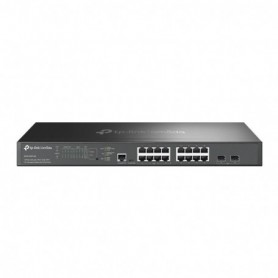 Omada 16-Port 2.5GBASE-T and 2-Port 10GE SFP+ L2+ Managed Switch with 8- Port PoE+ PORT: 8× 2.5G PoE+ Ports, 8× 2.5G Non-PoE Por