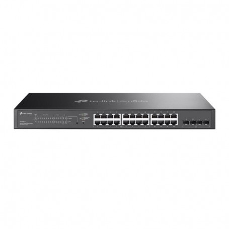 Omada 28-Port Gigabit Smart Switch with 16-Port PoE+ PORT: 24× Gigabit Ports (16×PoE+ and 8× Non-PoE), 4× Gigabit SFP Slots SPEC