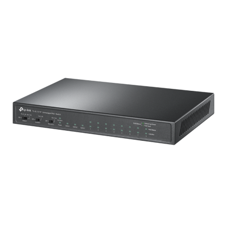 8-Port 10/100Mbps + 3-Port Gigabit Desktop Switch with 8-Port PoE+ PORT: 8× 10/100 Mbps PoE+ Ports, 2× Gigabit Non-PoE Ports, 1×