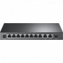 8-Port 10/100Mbps + 3-Port Gigabit Desktop Switch with 8-Port PoE+ PORT: 8× 10/100 Mbps PoE+ Ports, 2× Gigabit Non-PoE Ports, 1×