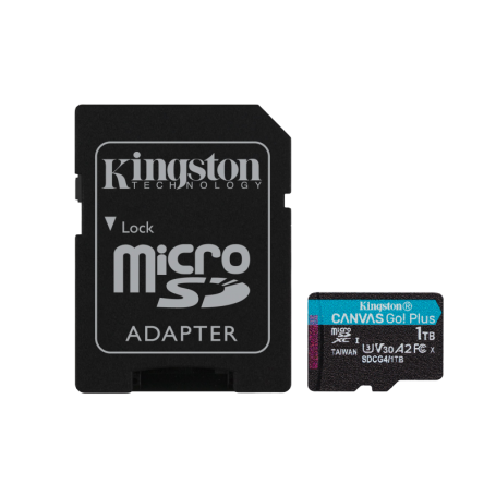 Card de Memorie MicroSDXC Kingston,1TB,Canvas GO Plus ,Cu Adaptor