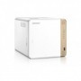 NAS QNAP 462 4-Bay, CPU Intel Celeron N5105/N5095 4-core/4-thread Processor, RAM 4 GB DDR4 (onboard, not expandable), HDD 2.5" &
