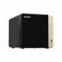 NAS QNAP 464 4-Bay, CPU Intel Celeron N5105/N5095 4-core/4-thread Processor, RAM 8 GB DDR4 (onboard, not expandable), HDD 4 x 2.