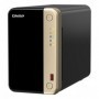 NAS QNAP 264 2-Bay, CPU Intel Celeron N5105/N5095 4-core/4-thread Processor, RAM 8 GB DDR4 (onboard, not expandable), HDD 2 x 2.