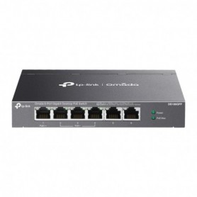 Omada 6-Port Gigabit Desktop Switch with 3-Port PoE+ and 1-Port PoE++ PORT: 1× Gigabit PoE++ Port, 3× Gigabit PoE+ Ports, 2x Gig