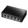 CUDY 5-Port 10/100 Mbps Desktop Switch, 5 10/100M RJ45 Ports, Loop Detection, Metal Case, Power Saving, Plug & Play, Wall-Mount