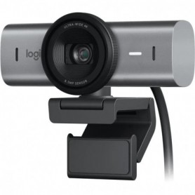 Logitech Camera web MX Brio 4K, rezolutie senzor 8.5MP, interfata USB-C, rezolutie video (pixeli) 3840 x 2160, 4x digital zoom, 