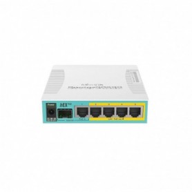 Mikrotik 5-Port Gigabit Ethernet router, RB960PGS, 5* 10/100/1000Ethernet ports, 1* SFP ports, 1* USB type A, 1* CPU core count,