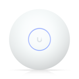 Acces point Ubiquiti U7-LR Wifi 7, 1 x RJ-45 port, 7300 Mbit/s, tensiune DC 42.5 - 57 V, alb