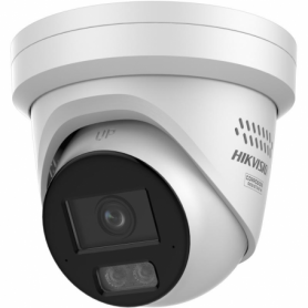 Camera de supraveghere IP Turret 4MP Smart Hybrid Light with ColorVu Hikvision DS-2CD2347G3-LIS2UY/SL(2.8MM), lentila fixa 2.8mm